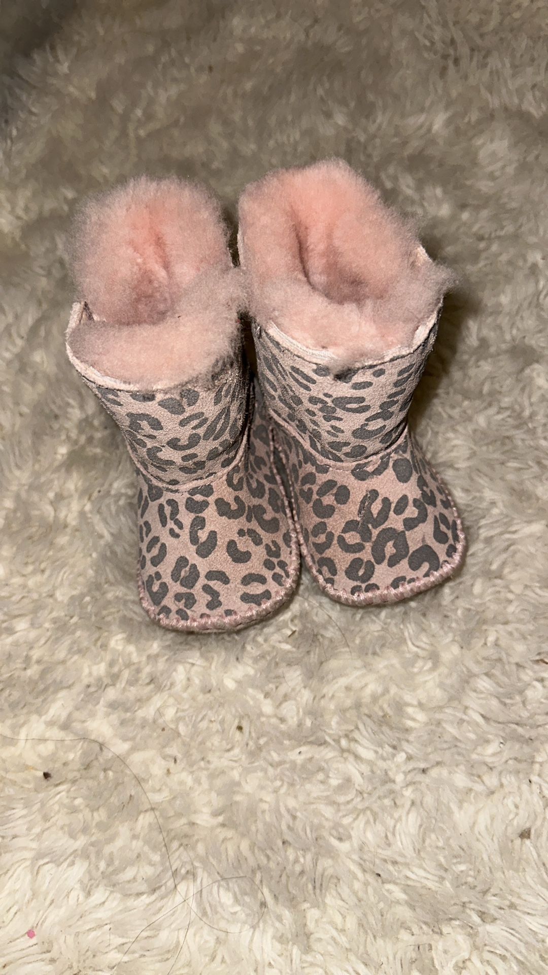 baby leopard pink ugg boots