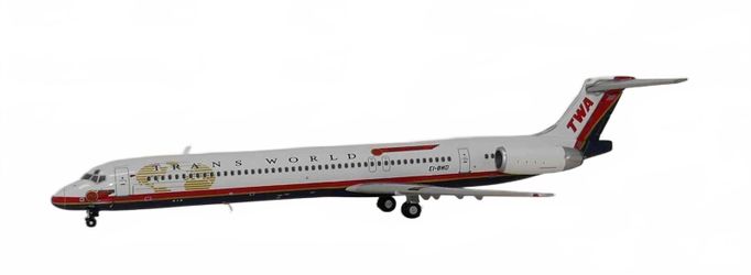 1:400 JC Wings Trans World Airlines MD-80 EI-BWD 89115 XX40187 Airplane Model