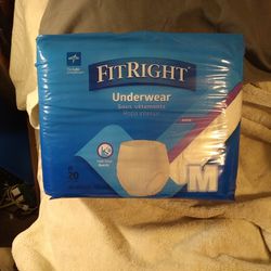 200 Pull Ups For $100.00  Fit Right Underwear Incontinence Briefs