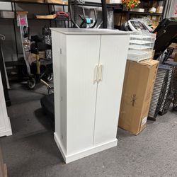 47” Kitchen Pantry Cabinets, Freestanding Kitchen Pantry Storage Cabinet with Doors and Adjustable Shelves, Buffet Cupboards Storage Cabinet for Home 