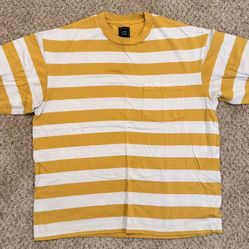 Yellow and White Striped Tee