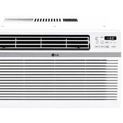 LG - 1,000 Sq. Ft. 18,000 BTU 230V Smart WiFi Window Air Conditioner Works With Alexa And Hey Google 