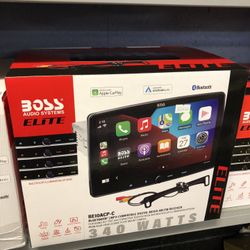 Boss Elite 10 Inch Apple CarPlay And Android Auto Stereo 
