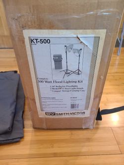 Professional Lighting Kit Smith Victor Kt-500 Made In America 