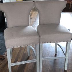 (2) Hi-end Bar Stools