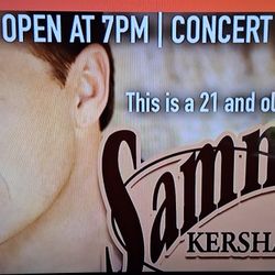 SAMMY KERSHAW In Concert 2 Tickets