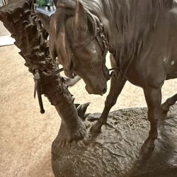 PJ Mene 1877 horse sculpture without foundry stamp.