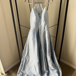 Baby Blue Dress With Petticoat(Crinolina) 