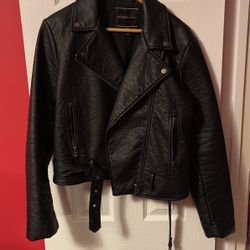 Leather Moto Jacket 