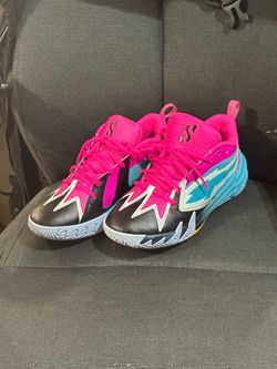 Puma Scoot Henderson Basketball Shoes Pink/Teal Men’s Size 7 – Very Lightly Worn