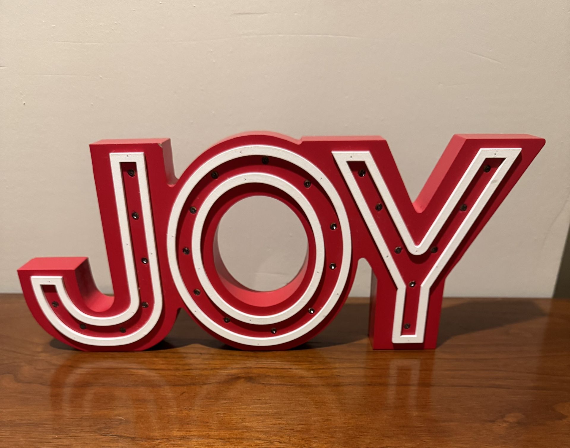 Joy Holiday Sign