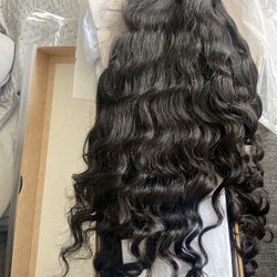 Virgin human Hair Full Frontal Wig