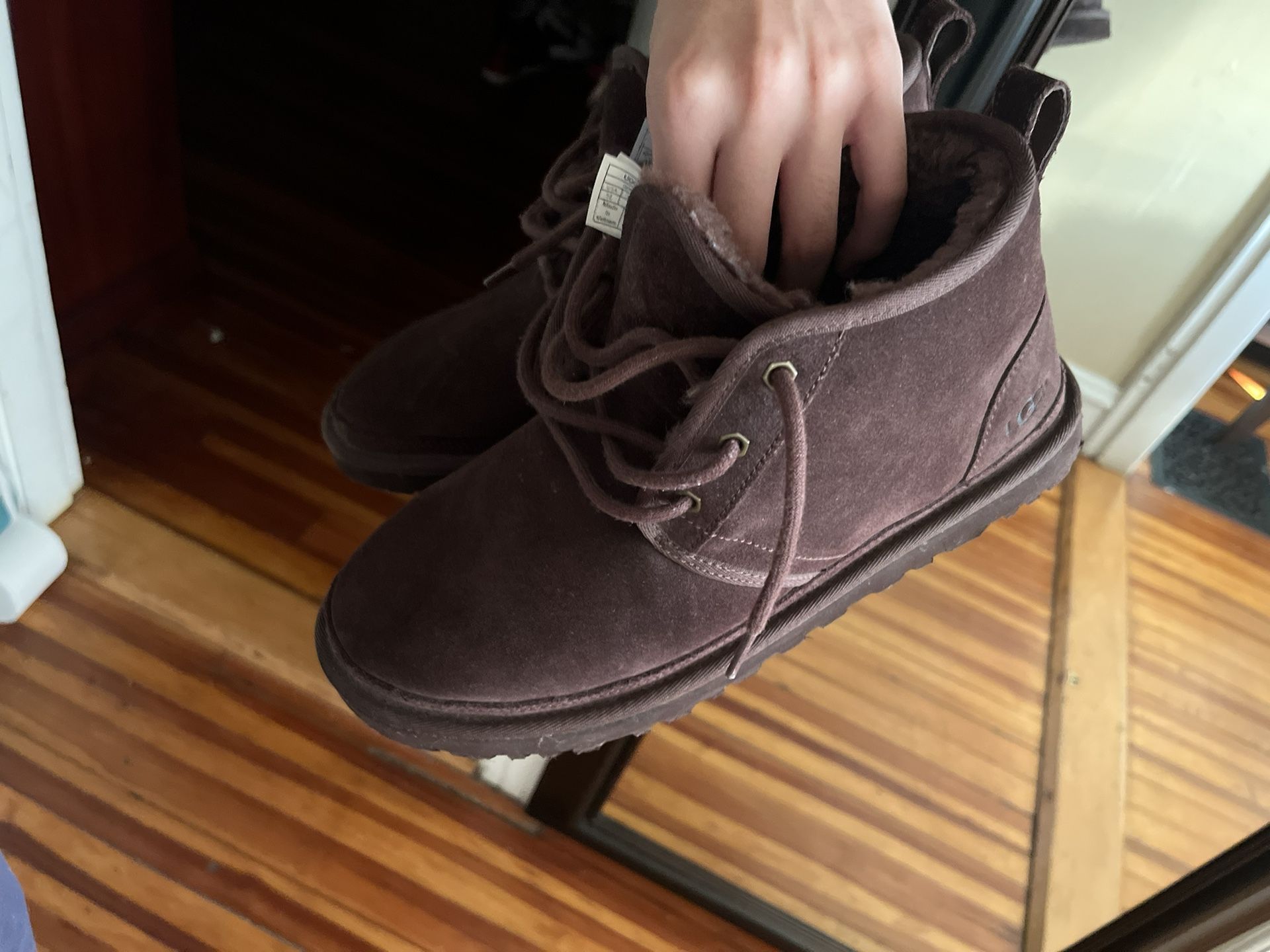 ugg boots chocolate size 10