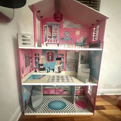 KidKraft Wooden Breanna Dollhouse for 18" Doll