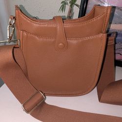 Ah-dorned Crossbody Brown Vegan Leather 