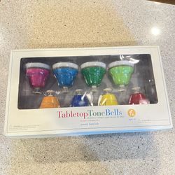 Pottery Barn Kids Desk Bells for Kids Educational Music Toys 8 Notes NEW