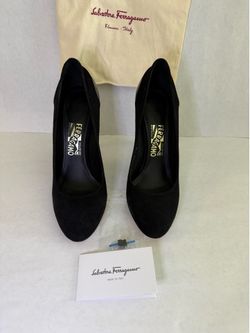 size 8 Salvatore Ferragamo, black, size 8