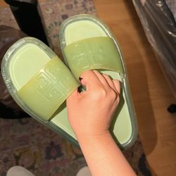 Tory Burch bubble jelly slides