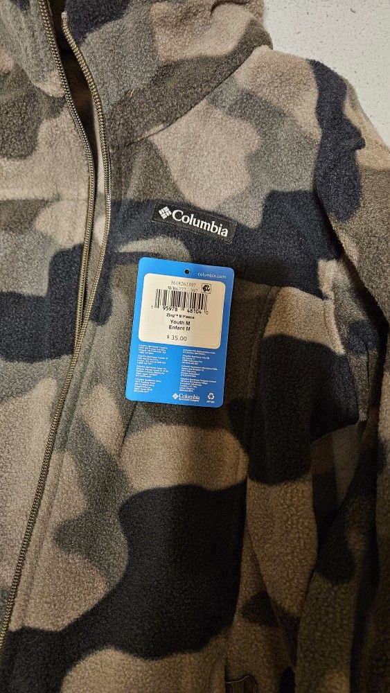 Kids Columbia Fleece Jacket (Youth Medium)