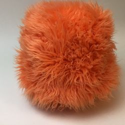 Fuzzy Orange Hat Fun Dress Up Play Pretend Halloween 