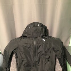 BALEAF Rain Jacket Waterproof Windbreaker Windproof Running Lightweight Cycling Jacket Reflective Packable Hooded. Please Read Description 