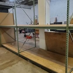 Metal Racks/Gondolas And Wooden Shelves