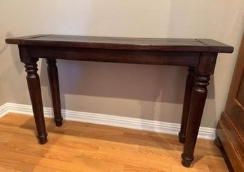 Pottery Barn Side Table. Real Walnut Wood