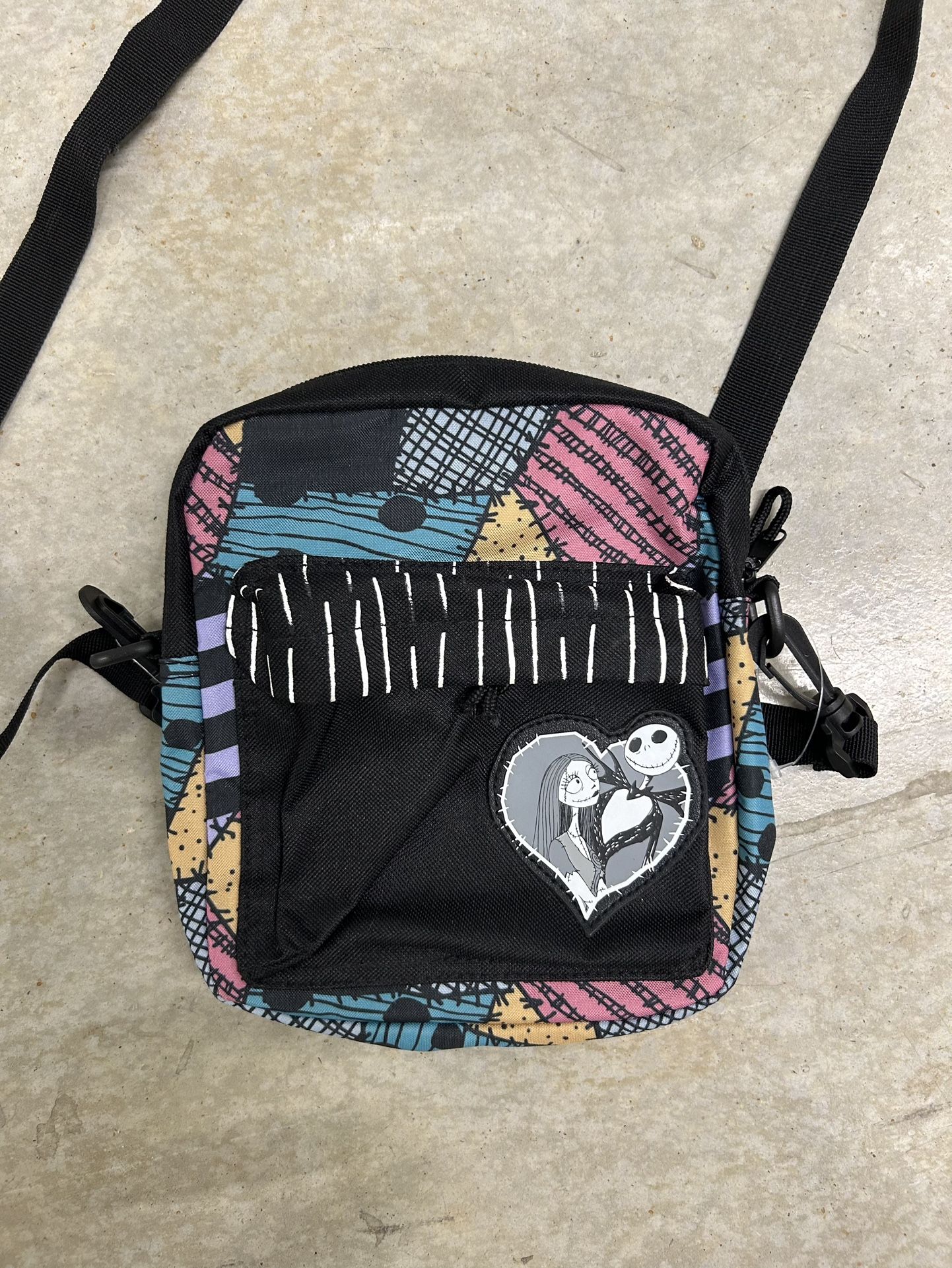 Disney The Nightmare Before Christmas Unisex Crossbody Handbag, Multicolor