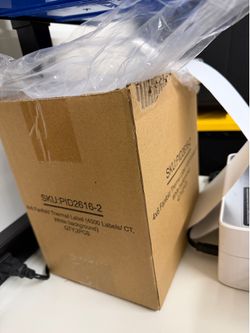 4x6 Fanfold Thermal Label (4000 Labels White background)