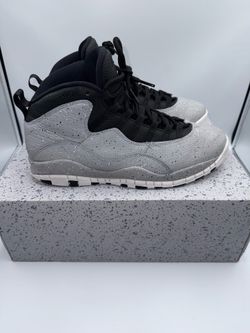 Air Jordan 10 Retro Light Smoke Grey Cement Size 10.5 Like New Rare