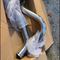 Polished Intercooler Pipe Kit Hot Cold Side For Ford 7.3L Powerstroke 99.5-03