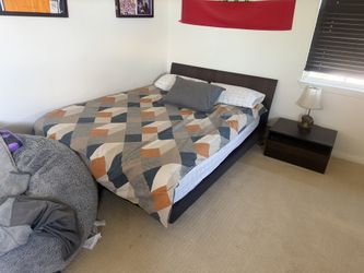 Bed Frame And Night Stand