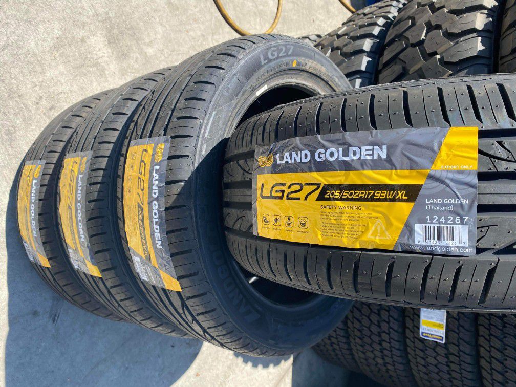 205/50zr17 Land Golden New Tires Installed and Balanced