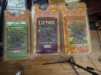 Rare marvel Genio 2003 Hanger pack