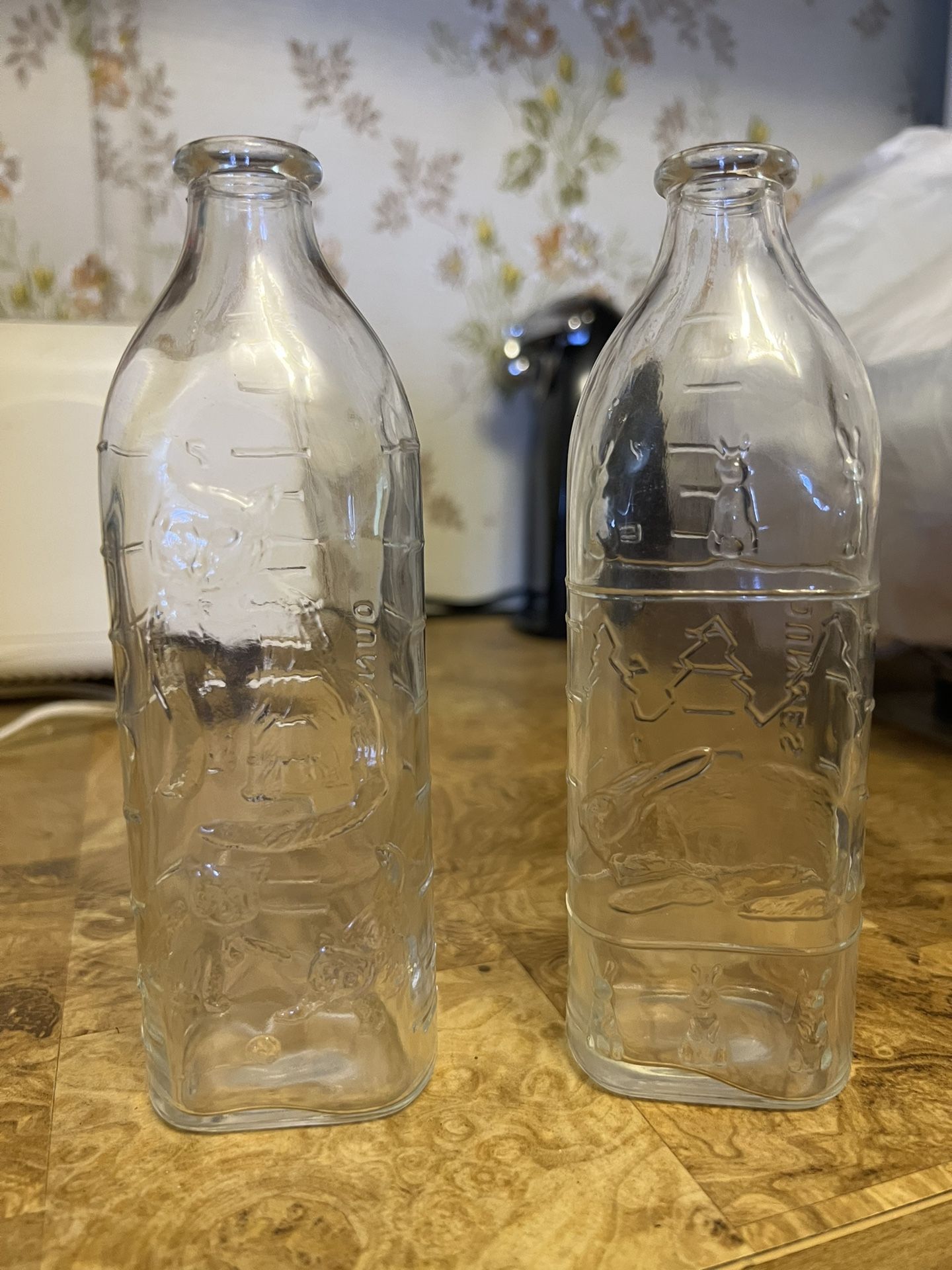 Antique baby bottles