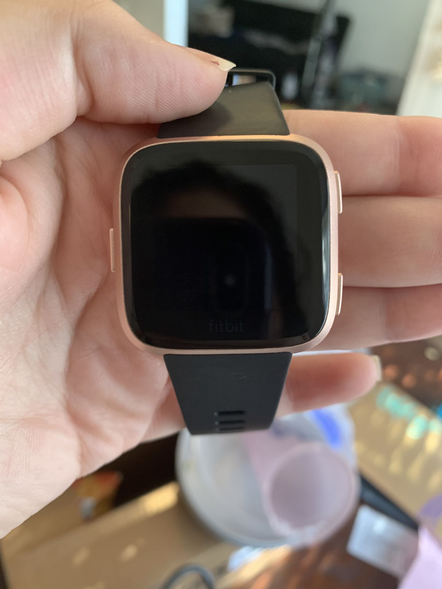 Gold Fitbit Versa special edition