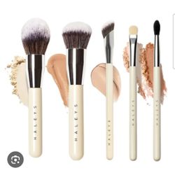 HALEYS Beauty Makeup Brush Set, 5-piece