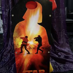 Star Wars revenge of the sith shelving kids storage with bins complete