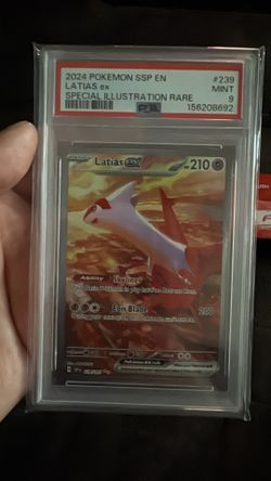2024 Pokemon - Latias EX Surging Sparks Special Illustration Rare #239/191 PSA 9