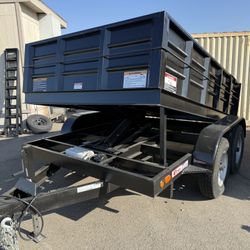 2025 Carson Trailer Dump Trailer 7’ X 10’ 10K GVWR 