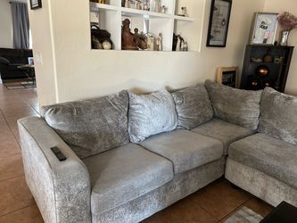 Grey sectional