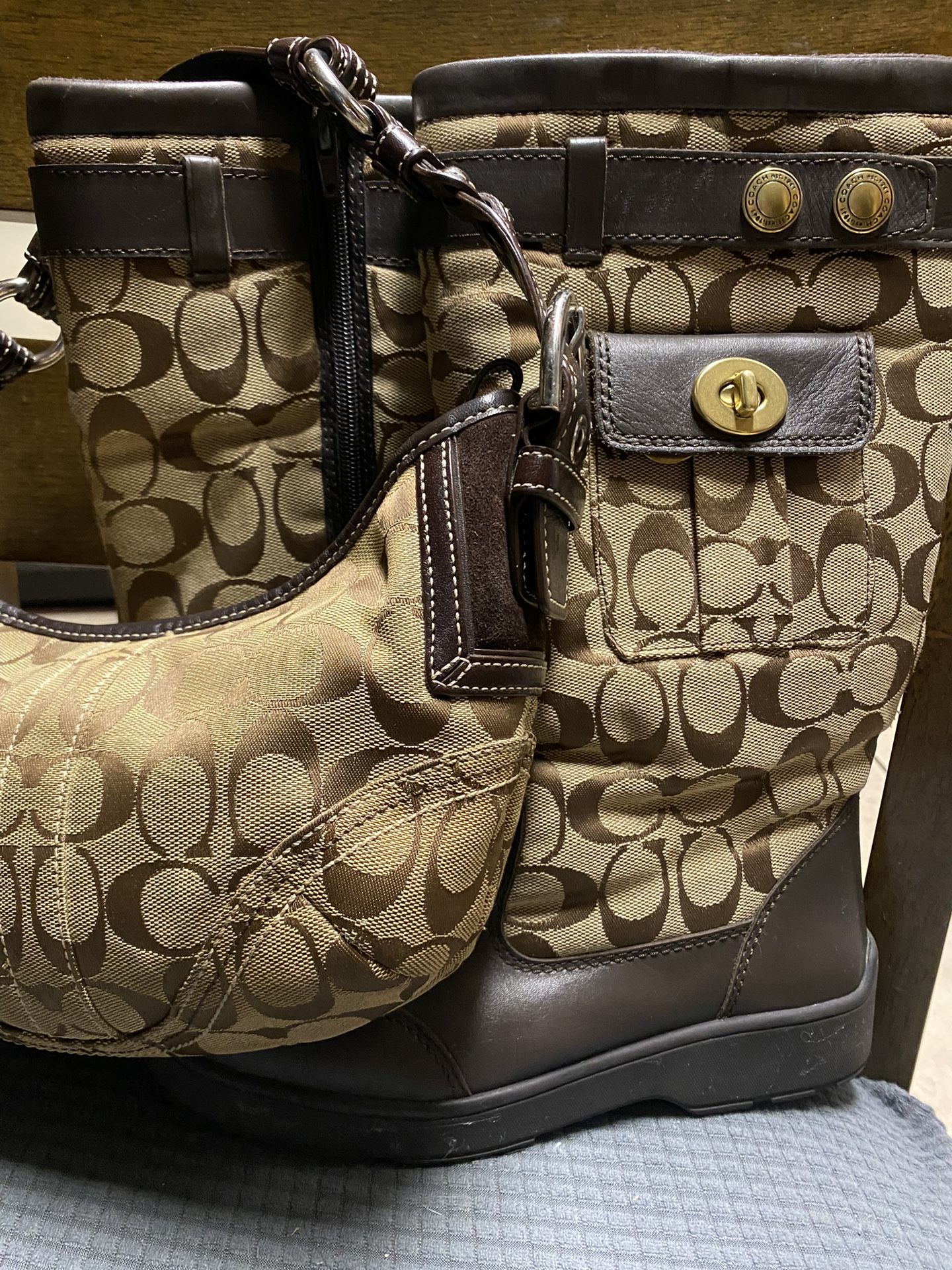 Coach Bag & Boots