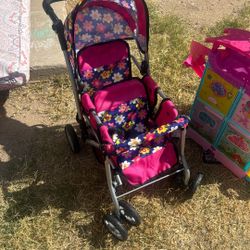 Double Baby Doll Stroller 