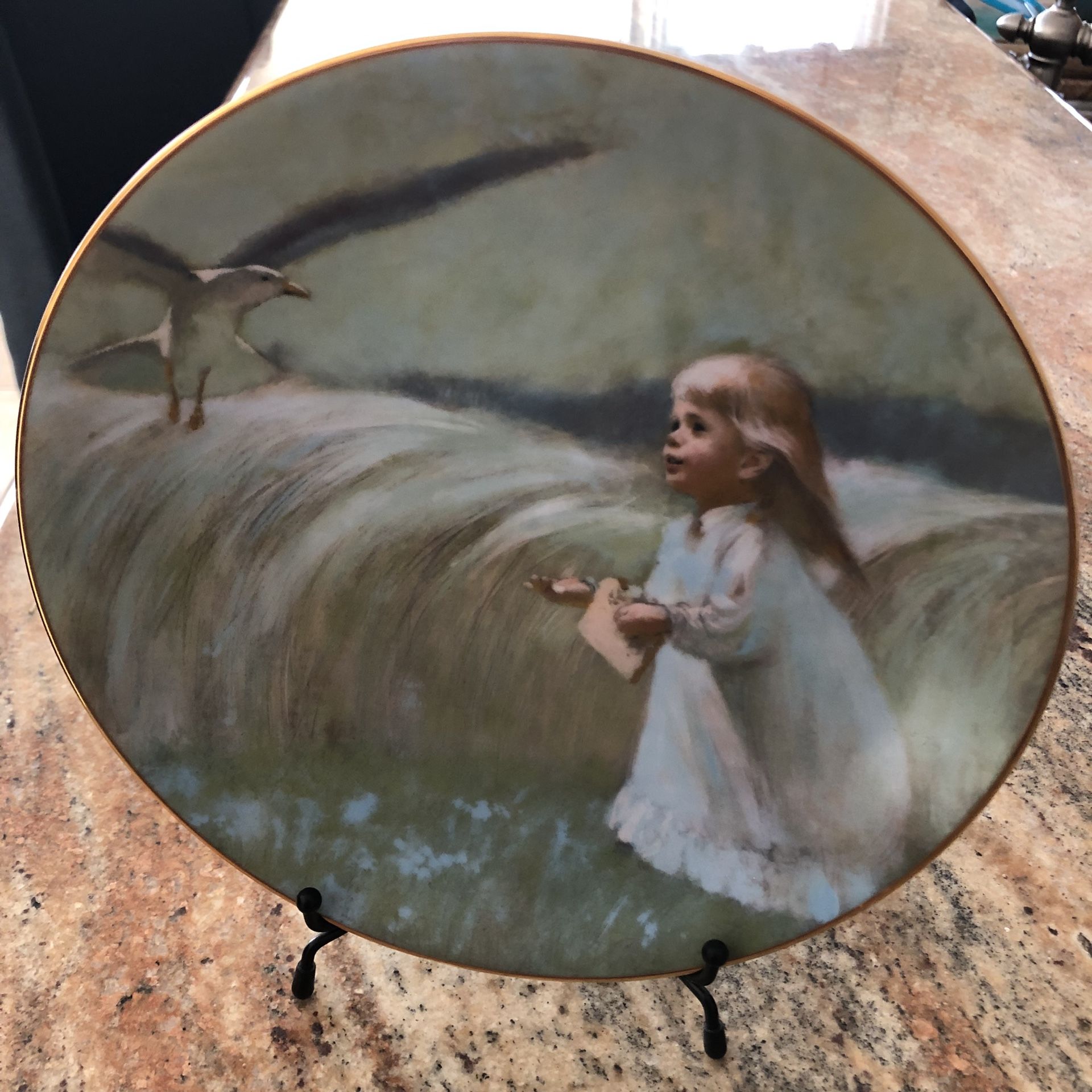 Precious Moments ‘A Friend in the Sky’ Collector plate, Thornton Utz