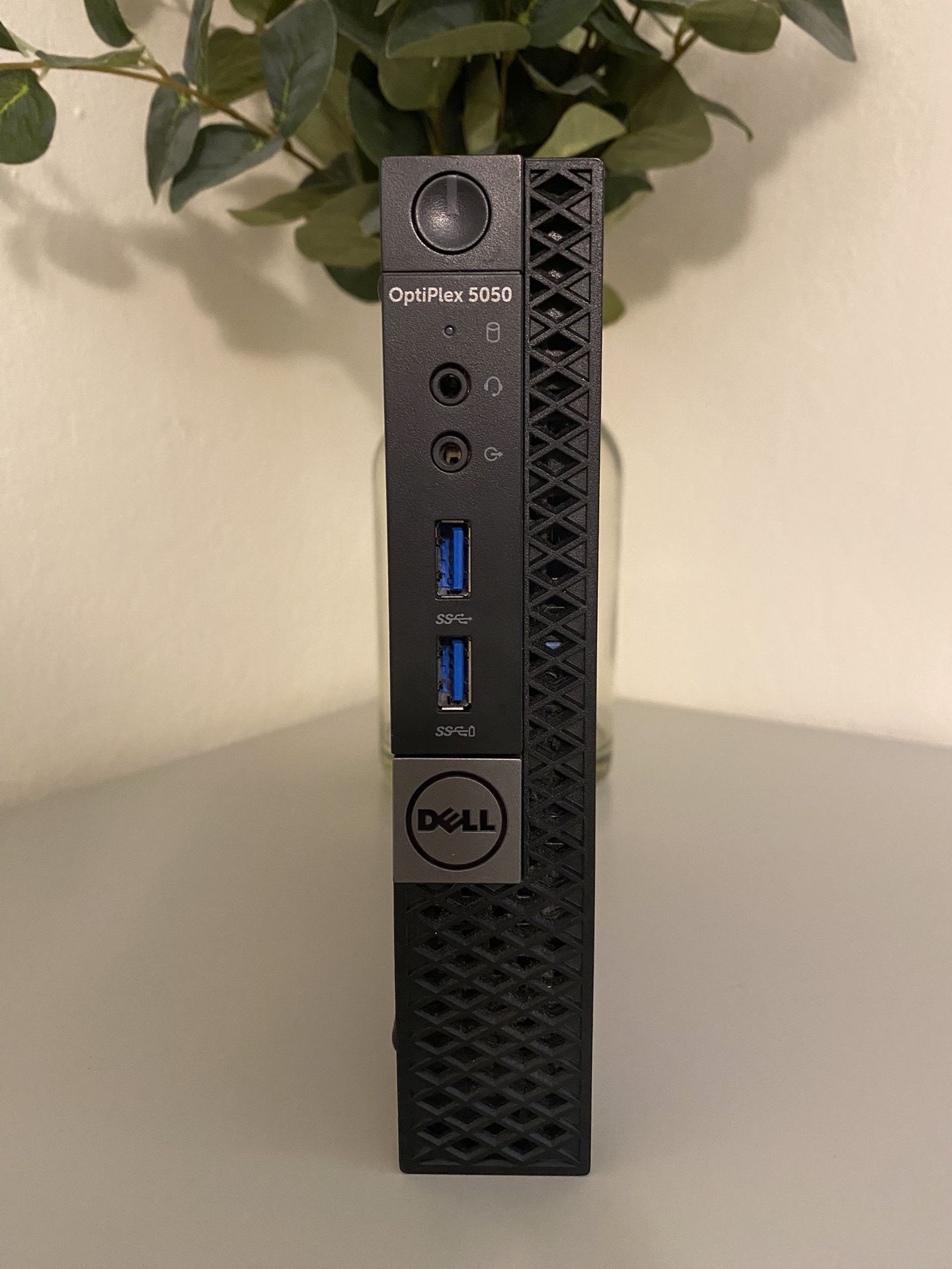 Dell Optiplex 5050 micro tower with 500GB SSD, 16GB Ram, HDMI, and DP