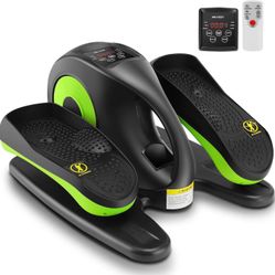 ANCHEER Under Desk Elliptical Machine, Electric Seated Pedal Exerciser, Mini Elliptical Machines for Seniors, LCD Display Monitor, Remote Control, Leg