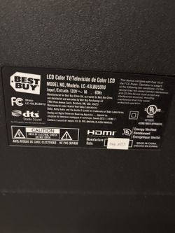 Sharp 43-inch Roku TV (LC-43LBU591U)
