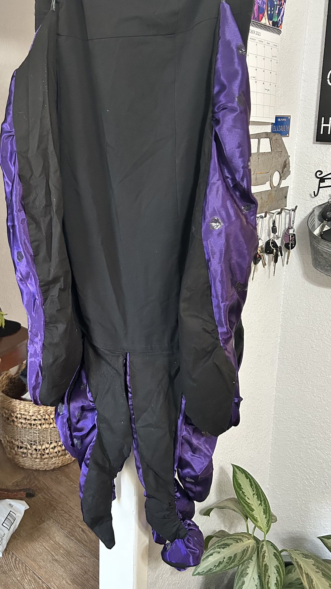 Ursula Costume Dress. Homemade Costume Rental, Women's XL.