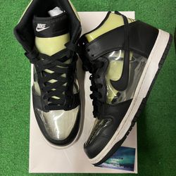 Nike dunk high clear X comme Des garçons CDG size 11men/12.5women