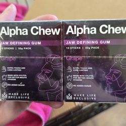 120 Pieces Jawline Chewing Gum for Men | Hard Chewing Gum for Mewing and Stronger Jaw